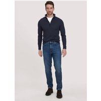 hessnatur Herren Jeans MADS Relaxed Tapered aus Bio-Denim - blau - Größe 33/30 von hessnatur