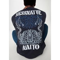 hessnatur Herren NAITO X HESSNATUR Heavy T-Shirt Relaxed aus Bio-Baumwolle - blau - Größe XS von hessnatur