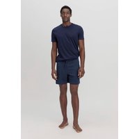 hessnatur Herren Schlafshorts Regular PURE NATURE aus Bio-Baumwolle - blau - Größe 50 von hessnatur