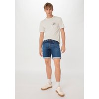 hessnatur Herren Shorts BEN Regular Straight aus Bio-Denim - blau - Größe 56 von hessnatur