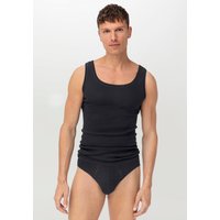 hessnatur Herren Slip Regular Cut im 2er-Pack PURE NATURE aus Bio-Baumwolle - schwarz - Größe 4 von hessnatur