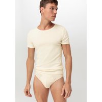 hessnatur Herren Slip Regular Cut im 2er-Pack PURE NATURE aus Bio-Baumwolle - natur - Größe 5 von hessnatur