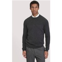 hessnatur Herren Strick Pullover Regular aus Bio-Merinowolle mit Cashmere - grau - Größe L von hessnatur