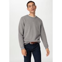 hessnatur Herren Sweater Relaxed aus Bio-Baumwolle - grau - Größe 46 von hessnatur