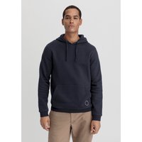 hessnatur Herren Sweat-Hoodie Relaxed aus Bio-Baumwolle - blau - Größe 48 von hessnatur