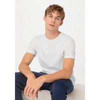 hessnatur Herren T-Shirt Regular PURE COTTON - weiß - Größe 46 von hessnatur