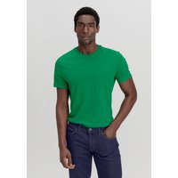 hessnatur Herren T-Shirt Regular aus Bio-Baumwolle - grün - Größe 56 von hessnatur