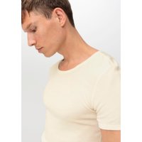 hessnatur Herren T-Shirt im 2er-Pack PURE NATURE aus Bio-Baumwolle - natur - Größe 6 von hessnatur