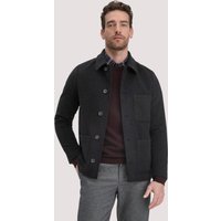 hessnatur Herren Wollsakko Regular aus Bio-Merinowolle - grau - Größe 46 von hessnatur