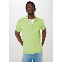 hessnatur Herren Zwirn Polo Shirt Regular aus Bio-Baumwolle - grün - Größe 50 von hessnatur
