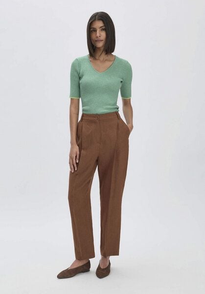 hessnatur Hose Straight Leg  Relaxed aus reinem Leinen von hessnatur