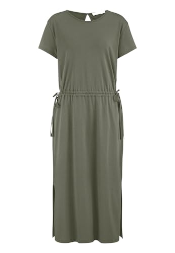 hessnatur Jersey-Kleid Damen Midi Regular aus Reiner Bio-Baumwolle | nachhaltig und fair hergestellt (Fair Wear Foundation) von hessnatur