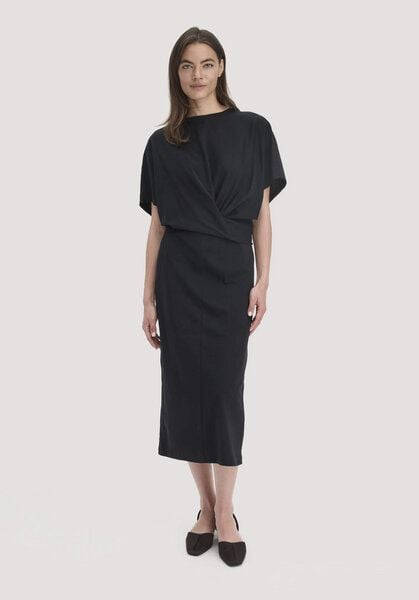 hessnatur Jersey Kleid Midi Oversize aus reiner Bio-Baumwolle von hessnatur