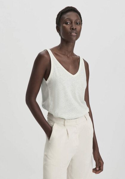 hessnatur Jersey Top Regular Leinen und reiner Bio-Baumwolle von hessnatur