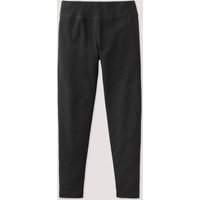 hessnatur Kinder  Leggings aus Bio-Baumwolle - schwarz - Größe 110/116 von hessnatur