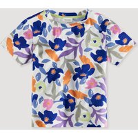 hessnatur Kinder Shirt Regular aus Bio-Baumwolle - blau - Größe 98/104 von hessnatur