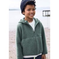 hessnatur Kinder Wollfleece Jacke aus Bio-Merinowolle - grün - Größe 110/116 hessnatur Kinder Wollfleece Jacke aus Bio-Merinowolle - grün - Größe 110/116 von hessnatur