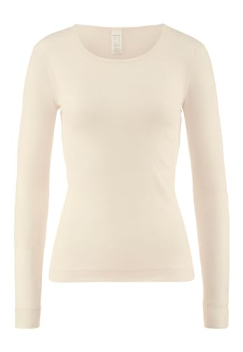 hessnatur Langarm-Shirt Damen Langarm Regular mit Bio-Merinowolle und Seide | nachhaltig und fair hergestellt (Fair Wear Foundation) von hessnatur