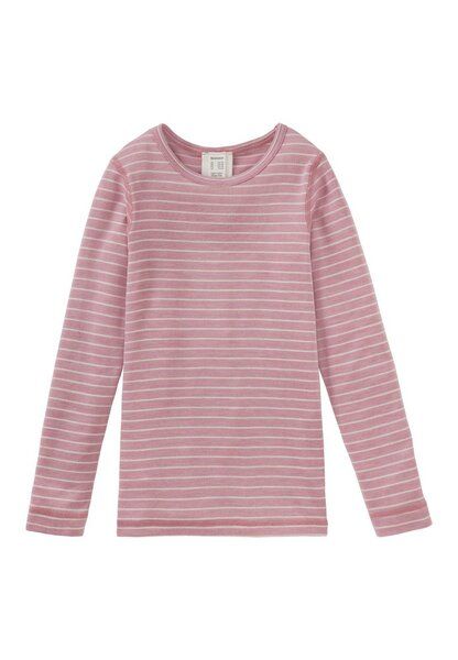 hessnatur Langarmshirt Slim aus Bio-Merinowolle mit Seide von hessnatur