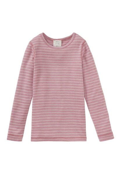 hessnatur Langarmshirt Slim aus Bio-Merinowolle mit Seide von hessnatur