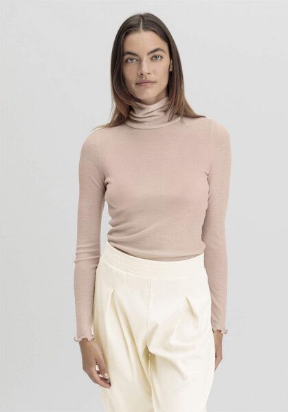 hessnatur Longsleeve mit Rollkragen Fitted WARM TOUCH aus Bio-Merinowolle und TENCEL Lyocell hessnatur Longsleeve mit Rollkragen Fitted WARM TOUCH aus Bio-Merinowolle und TENCEL Lyocell von hessnatur