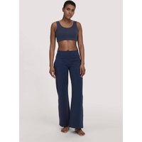 hessnatur Loungewear Hose Regular ACTIVE LIGHT aus Bio-Baumwolle - blau - Größe XS von hessnatur