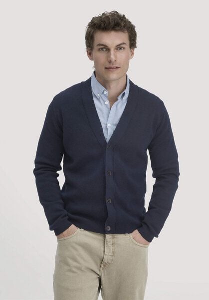 hessnatur Milano Strick-Cardigan Regular aus Bio-Merinowolle und Bio-Baumwolle von hessnatur