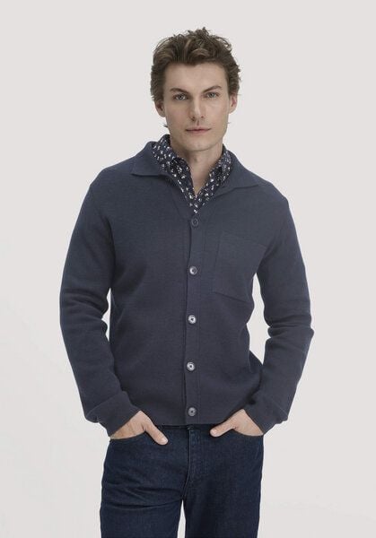 hessnatur Milano Strick Sakko Regular aus Bio-Merinowolle und Bio-Baumwolle von hessnatur