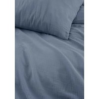 hessnatur Musselin Bettwäsche-Set aus Bio-Baumwolle - blau - Größe 155x220 / 40x80 cm hessnatur Musselin Bettwäsche-Set aus Bio-Baumwolle - blau - Größe 155x220 / 40x80 cm von hessnatur