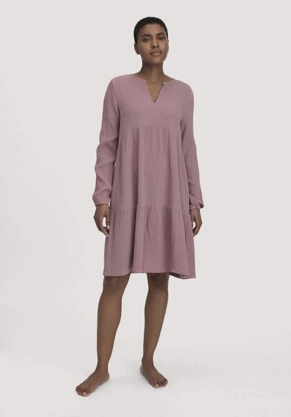 hessnatur Musselin Nachthemd Relaxed  PURE COMFORT aus reiner Bio-Baumwolle von hessnatur