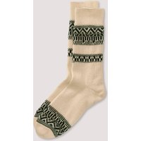 hessnatur Norwegersocke aus Bio-Schurwolle - grau - Größe 46/47 von hessnatur