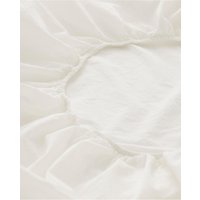 hessnatur Perkal Spannbettlaken aus Bio-Baumwolle - weiß - Größe 180x200 cm von hessnatur