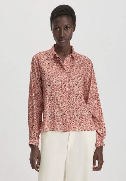 hessnatur Print Bluse Relaxed aus reiner LENZING ECOVERO Viskose von hessnatur
