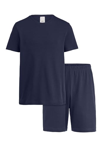 hessnatur Pyjama Herren Regular Pure Nature aus Reiner Bio-Baumwolle | nachhaltig und fair hergestellt (Fair Wear Foundation) von hessnatur