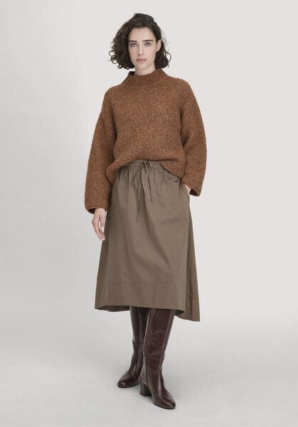 hessnatur Rock Midi Relaxed aus reiner Bio-Baumwolle hessnatur Rock Midi Relaxed aus reiner Bio-Baumwolle von hessnatur