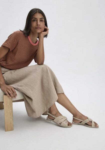 hessnatur Sandalette aus chromfrei gegerbtem Glatt-Leder von hessnatur