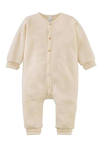 hessnatur Schlaf-Overall Mädchen und Jungen Unisex aus Reiner Bio-Merinowolle | nachhaltig und fair hergestellt (Fair Wear Foundation) von hessnatur