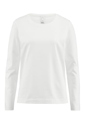 hessnatur Schlafshirt Damen Langarm Regular aus Reiner Bio-Baumwolle | nachhaltig und fair hergestellt (Fair Wear Foundation) von hessnatur