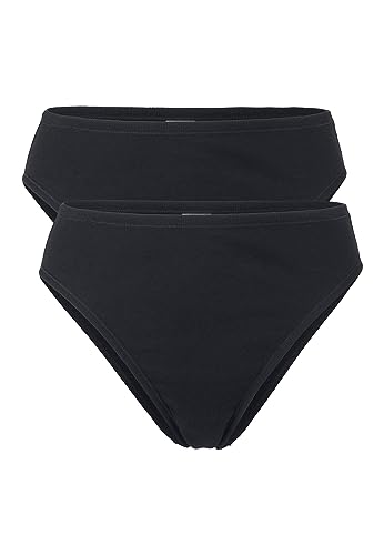 hessnatur Slip high Waist Damen im 2er-Pack aus Reiner Bio-Baumwolle | nachhaltig und fair hergestellt (Fair Wear Foundation) von hessnatur