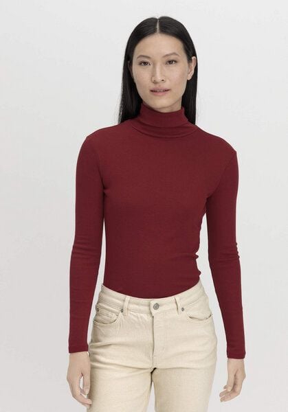 hessnatur Soft Rib Rollkragen Shirt Fitted aus Bio-Baumwolle und TENCEL Modal hessnatur Soft Rib Rollkragen Shirt Fitted aus Bio-Baumwolle und TENCEL Modal von hessnatur