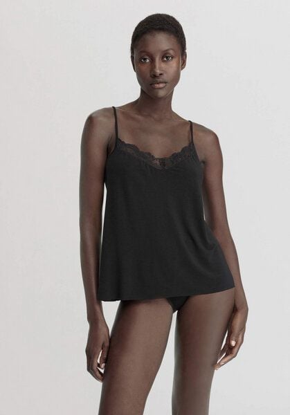 hessnatur Spaghetti-Top mit Spitze Regular aus TENCEL Modal von hessnatur