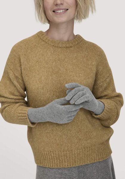 hessnatur Strick Handschuhe aus Bio-Schurwolle mit Kaschmir von hessnatur