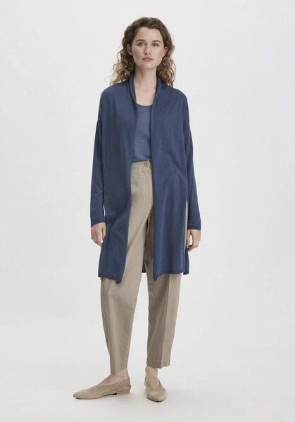 hessnatur Strick Jacke Oversized aus TENCEL Lyocell mit Bio-Baumwolle von hessnatur