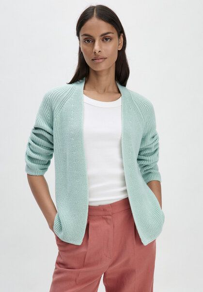 hessnatur Strick Jacke Regular aus reiner Bio-Baumwolle von hessnatur
