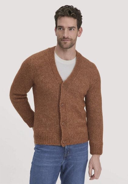 hessnatur Strick Jacke Relaxed aus Alpaka mit Bio-Baumwolle von hessnatur