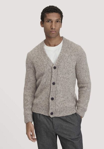 hessnatur Strick Jacke Relaxed aus Alpaka mit Bio-Baumwolle von hessnatur