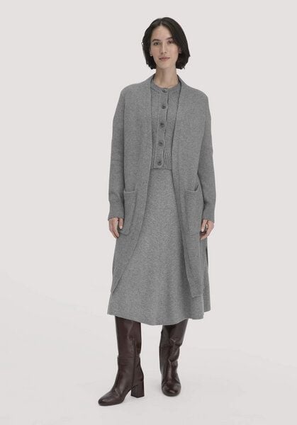 hessnatur Strick Jacke Relaxed aus Bio-Schurwolle mit Bio-Baumwolle von hessnatur