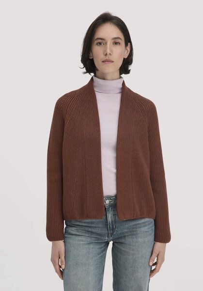 hessnatur Strick Jacke Relaxed aus reiner Bio-Baumwolle von hessnatur