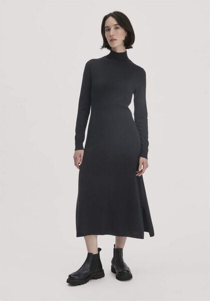 hessnatur Strick Kleid Regular aus Bio-Schurwolle mit Kaschmir von hessnatur