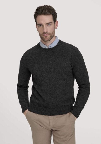 hessnatur Strick Pullover Regular aus Bio-Merinowolle mit Bio-Baumwolle von hessnatur